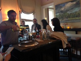 The Bar with guests and bartender